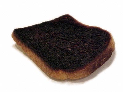 burnt toast